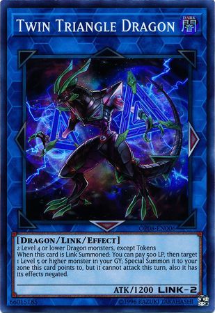[ UK ] Twin Triangle Dragon - OP08-EN006 - Super Rare