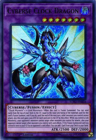 [ US ] Cyberse Clock Dragon - SOFU-EN034 - Ultra Rare - Unlimited