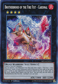 [ US ] Brotherhood of the Fire Fist - Cardinal - MP14-EN031 - Secret Rare 1st Edition