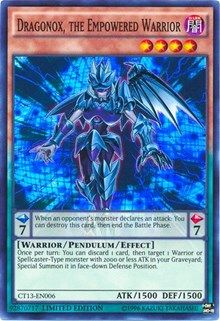 [ UK ] Dragonox, the Empowered Warrior - CT13-EN006 - Super Rare Limited Edition