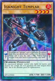 [ UK ] Igknight Templar - MP16-EN066 - Ultra Rare 1st Edition