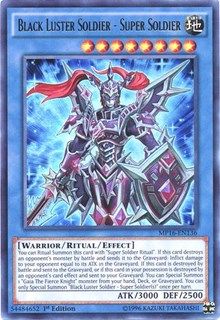 [ UK ]  Black Luster Soldier - Super Soldier - MP16-EN136 - Ultra Rare 1st Edition