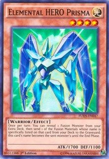 [ UK ] Elemental Hero Prisma - FUEN-EN047 - Super Rare 1st Edition