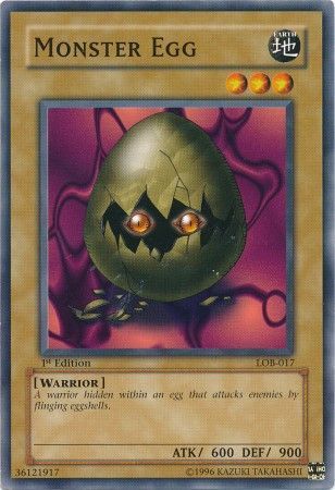[ UK ] Monster Egg - LOB-017 - Common 1st Edition - Played