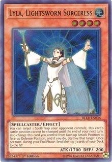 [ UK ] Lyla, Lightsworn Sorceress - BLLR-EN036 - Ultra Rare 1st Edition