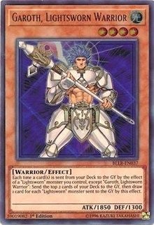 [ UK ] Garoth, Lightsworn Warrior - BLLR-EN037 - Ultra Rare 1st Edition