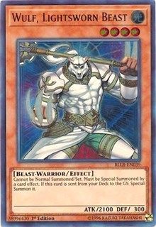 [ UK ] Wulf, Lightsworn Beast - BLLR-EN039 - Ultra Rare 1st Edition