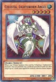 [ UK ] Celestia, Lightsworn Angel - BLLR-EN040 - Ultra Rare 1st Edition