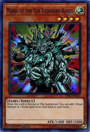 [ UK ] Manju of the Ten Thousand Hands - HISU-EN047 - Super Rare 1st Edition