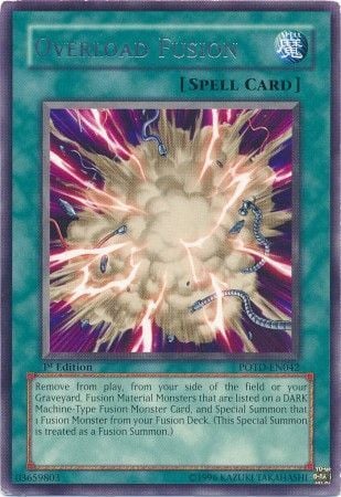 [ US ] Overload Fusion - POTD-EN042 - Rare 1st Edition