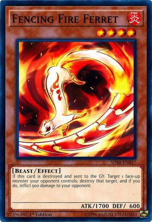 [ UK ] Fencing Fire Ferret - SDSB-EN017 - Common 1st Edition