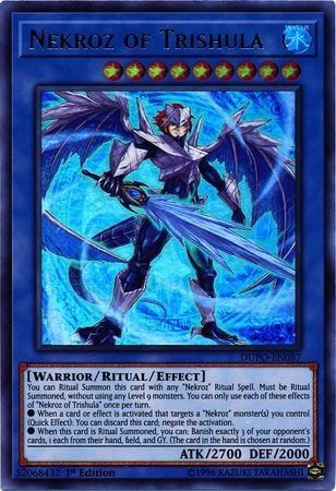 [ US ] Nekroz of Trishula - DUPO-EN087 - Ultra Rare 1st Edition