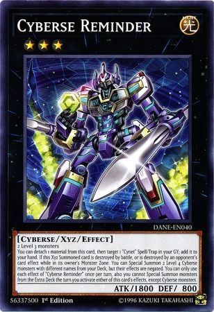 [ UK ] Cyberse Reminder - DANE-EN040 - Common 1st Edition