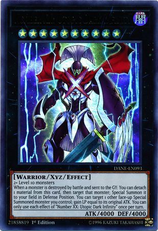 [ UK ] Number XX: Utopic Dark Infinity - DANE-EN093 - Ultra Rare 1st Edition