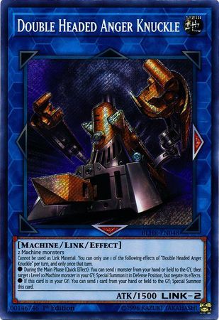 [ UK ] Double Headed Anger Knuckle - BLHR-EN048 - Secret Rare 1st Edition