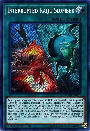 [ UK ] Interrupted Kaiju Slumber - BLHR-EN087 - Secret Rare 1st Edition