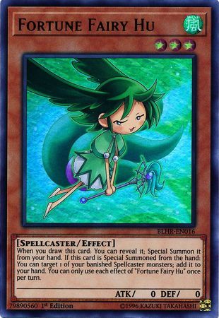 [ UK ] Fortune Fairy Hu - BLHR-EN016 - Ultra Rare 1st Edition