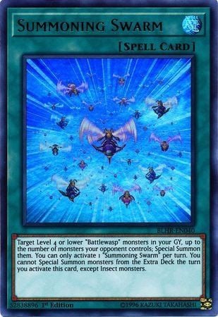 [ UK ] Summoning Swarm - BLHR-EN040 - Ultra Rare 1st Edition