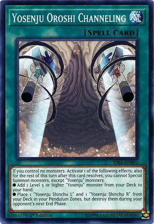 [ UK ] Yosenju Oroshi Channeling - RIRA-EN092 - Common 1st Edition