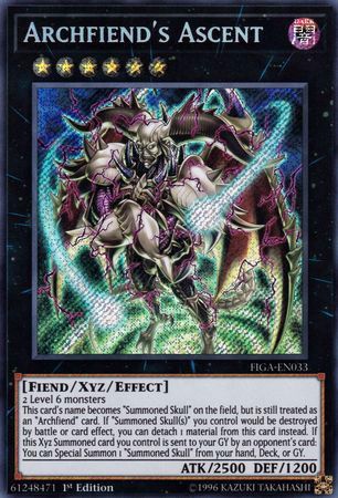 [ UK ] Archfiend's Ascent - FIGA-EN033 - Secret Rare 1st Edition