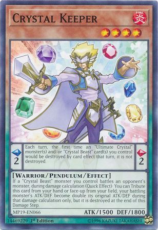 [ UK ] Crystal Keeper - MP19-EN066 - Common 1st Edition