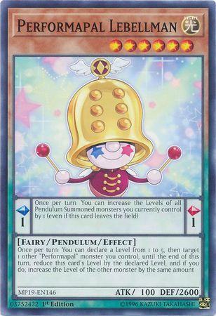 [ UK ] Performapal Lebellman - MP19-EN146 - Common 1st Edition