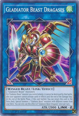 [ UK ] Gladiator Beast Dragases - MP19-EN150 - Common 1st Edition