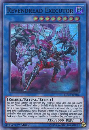 [ US ] Revendread Executor - MP19-EN055 - Super Rare 1st Edition