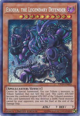 [ UK ] Exodia, the Legendary Defender - TN19-EN003 - Prismatic Secret Rare Limited Edition