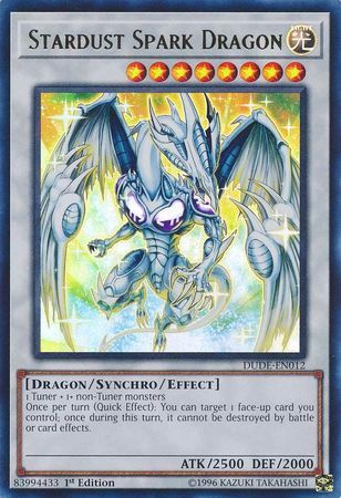 [ UK ] Stardust Spark Dragon - DUDE-EN012 - Ultra Rare 1st Edition