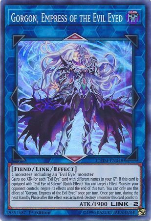 [ US ] Gorgon, Empress of the Evil Eyed - CHIM-EN048 - Super Rare 1st Edition