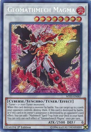 [ US ] Geomathmech Magma - MYFI-EN007 - Secret Rare 1st Edition