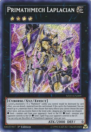 [ US ] Primathmech Laplacian - MYFI-EN009 - Secret Rare 1st Edition