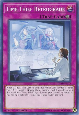 [ US ] Time Thief Retrograde - IGAS-EN075 - Common 1st Edition