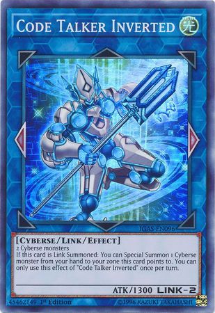 [ US ] Code Talker Inverted - IGAS-EN096 - Super Rare 1st Edition