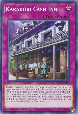 [ UK ] Karakuri Cash Inn - IGAS-EN073 - Common 1st Edition