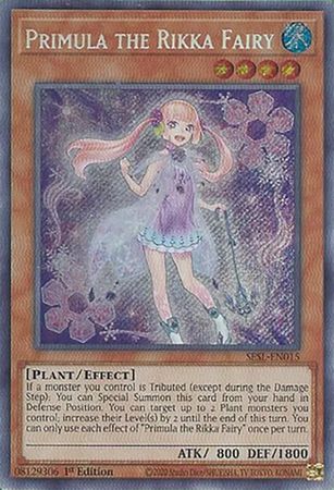 [ UK ] Primula the Rikka Fairy - SESL-EN015 - Secret Rare 1st Edition