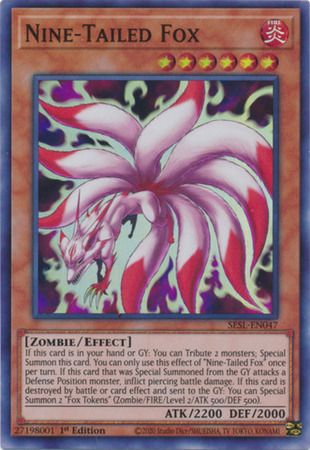 [ UK ] Đồng giá 10K Nine-Tailed Fox - SESL-EN047 - Super Rare 1st Edition