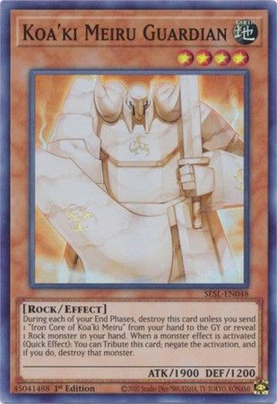 [ UK ] Koa'ki Meiru Guardian - SESL-EN048 - Super Rare 1st Edition