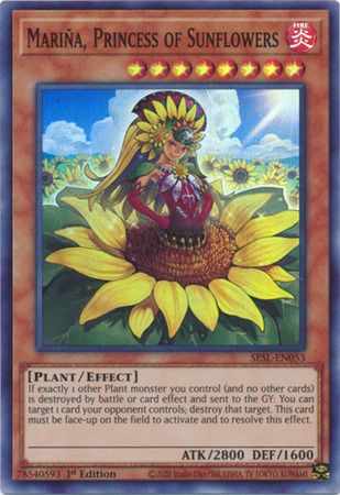 [ UK ] Marina, Princess of Sunflowers - SESL-EN053 - Super Rare 1st Edition