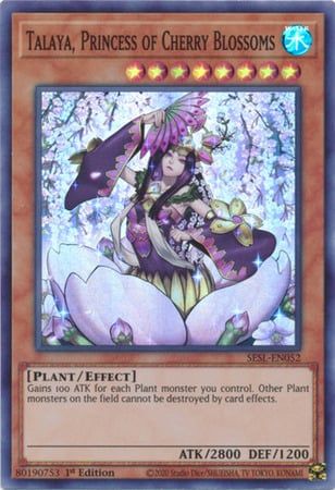 [ UK ] Talaya, Princess of Cherry Blossoms - SESL-EN052 - Super Rare 1st Edition