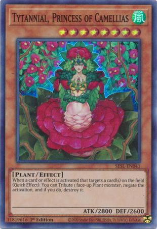 [ UK ] Tytannial, Princess of Camellias - SESL-EN041 - Super Rare 1st Edition