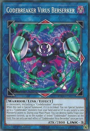 [ UK ] Codebreaker Virus Berserker - ETCO-EN051 - Common 1st Edition