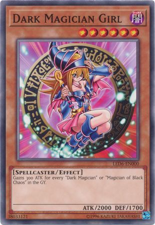 [ US ] Dark Magician Girl - LED6-EN000 - Common