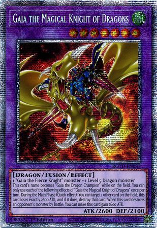 [ UK ] Gaia the Magical Knight of Dragons - ROTD-EN037 - Starlight Rare 1st Edition