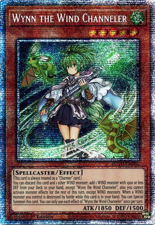 [ UK ] Wynn the Wind Channeler - ROTD-EN086 - Starlight Rare 1st Edition