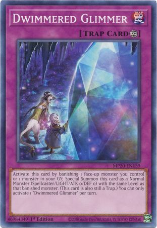 [ UK ] Đồng giá 2K Dwimmered Glimmer - MP20-EN139 - Common 1st Edition