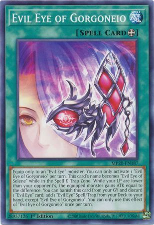 [ UK ] Evil Eye of Gorgoneio - MP20-EN187 - Common 1st Edition