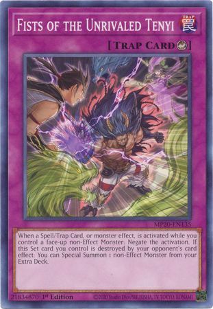 [ UK ] Fists of the Unrivaled Tenyi - MP20-EN135 - Common 1st Edition