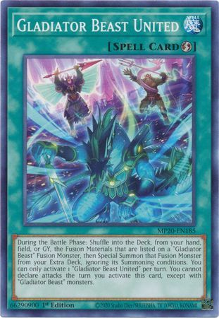 [ UK ] Đồng giá 2K Gladiator Beast United - MP20-EN185 - Common 1st Edition